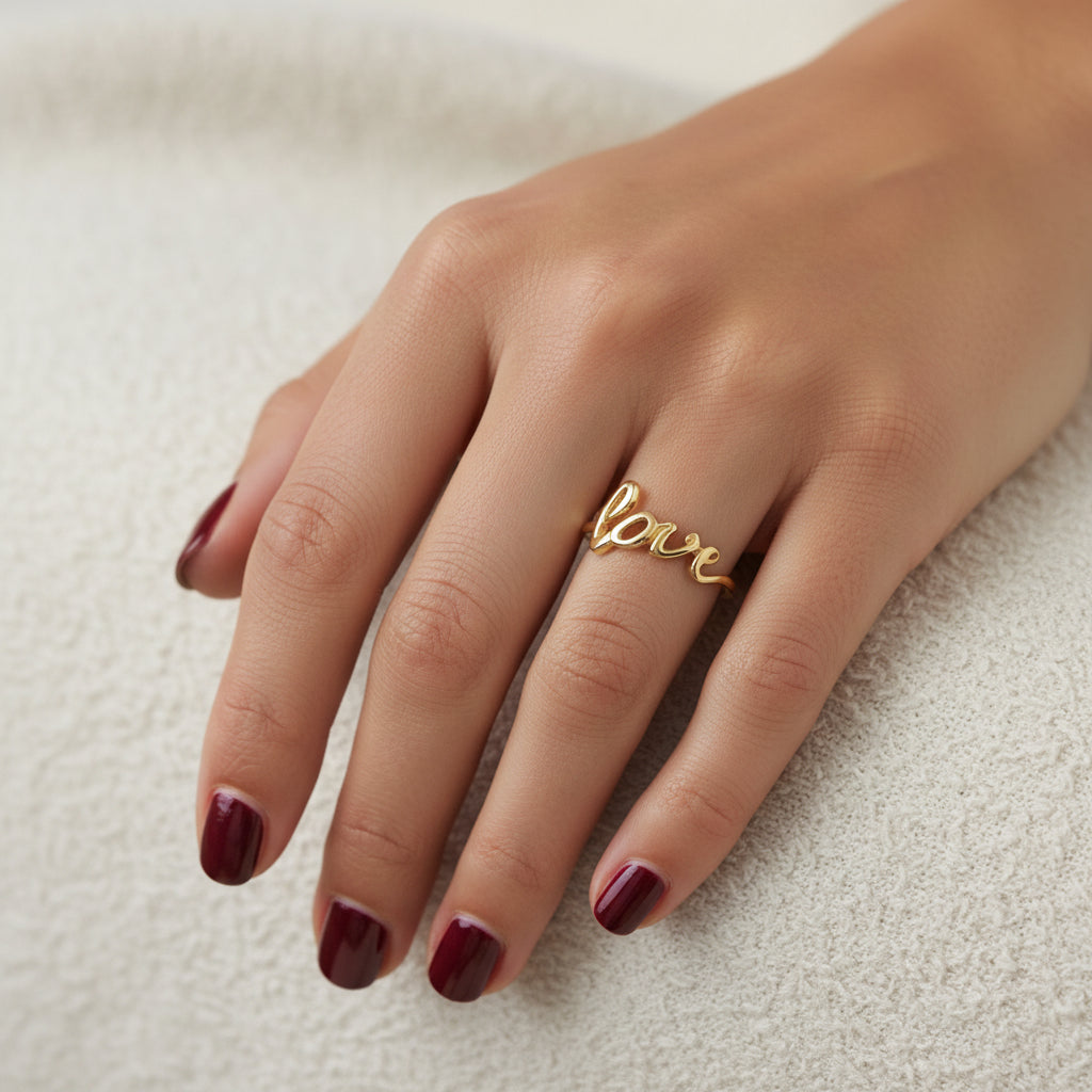 Love Script Ring