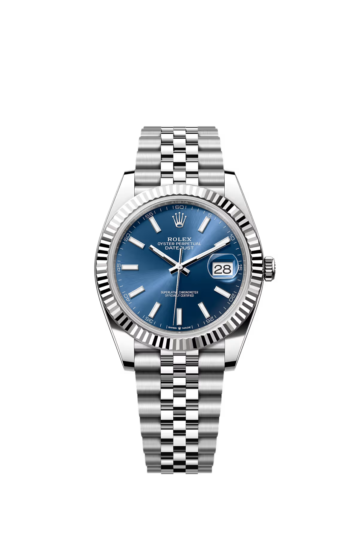 Rolex Datejust 41mm Jubilee, Blue Stick Dial Reference 126334